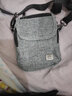 智纳 斜挎包男女潮牌迷你单肩包休闲腰包手机包轻便帆布ins潮流小背包 灰色【升级版】 实拍图