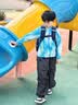 巴布豆（BOBDOG）儿童书包小学生男孩1-3-6年级女生护脊防泼水大容量减负双肩背包 宝蓝彩蓝 大号适合4-6年（送挂件+运费险） 实拍图