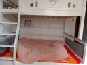喜宝格橡胶木分体上下床美式子母床男孩女孩儿童床上下铺双层母子高低铺 梯柜款 上铺宽1.25米下铺宽1.55米 晒单实拍图