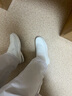 回力女鞋春夏软底透气护士鞋女舒适休闲一脚蹬防滑小白鞋女 白色 38 实拍图