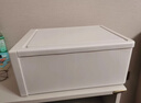 甘香屋 【3个装】塑料收纳箱抽屉式收纳盒衣收纳衣服透明储物整理收纳柜 【24L】深41*宽32*高18.5cm 3个装 实拍图