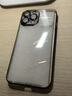 韵宁 【全包镜头膜硬壳】高级感超薄透明电镀适用iphone17手机壳苹果保护壳简约风新款防摔轻奢高档款 黑色【进口高品质，不发黄】 iPhone 13ProMax 实拍图