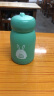 绿盒子 330ml可爱萌兔水杯创意礼品杯便携随身杯时尚玻璃杯学生水杯 1个-随机色 实拍图