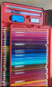 辉柏嘉（Faber-castell）水溶性彩铅笔彩色铅笔72色+16K细纹230g20页绘画本绘画笔套装115973红铁盒装美术写生 实拍图