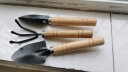 德沃多肥料园艺工具三件套木柄小铁铲叉子耙子锹盆栽养花种菜多肉种植工具 实拍图