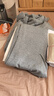 三枪100%纯棉男士薄款保暖内衣男精梳棉秋衣秋裤套装全棉打底衫秋冬季 浅麻灰（中厚纯棉） 2XL /180推荐160-180斤 实拍图