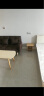 柏立达 懒人沙发床简约可折叠小户型卧室客厅双人简易沙发布艺休闲沙发 棕色【两个抱枕】 实拍图