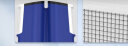 匹克乒乓球网架便携自由伸缩式网架室内户外乒乓球桌网架蓝白 晒单实拍图