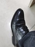 七匹狼皮鞋男内增高商务休闲鞋头层牛皮正装鞋真皮系带休闲鞋子男士婚鞋 内增高款 39 实拍图