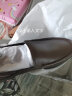 红蜻蜓休闲鞋男春夏季透气软底商务一脚蹬男士休闲鞋皮鞋 WTA7423棕色39 实拍图