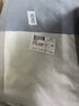 雅鹿a类全棉床笠单件180x200纯棉床单席梦思床垫床罩保护套单人床笠罩 蓝大格--A类母婴级 （水洗棉） 枕套一对 74cm*48cm 实拍图