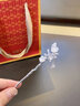 中国黄金（CHINA GOLD）十二花神珍珠银发簪女银古风国潮银簪子情人节实用生日礼物送女友 十二月水仙【思你念你】 实拍图