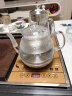 惟聚 全自动底部上水电热水壶 茶台烧水壶玻璃泡茶专用智能抽水电茶壶 功夫茶具电磁炉套装 烧水器茶艺炉 煮茶款 实拍图