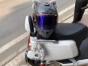 GSB361摩托车头盔男女重机车全盔骑行赛车安全gsb头盔四季通用款酷 水泥灰配透明镜片 L支持55-56的头围 实拍图