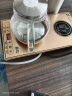 新飞（Frestec） 底部全自动上水电热水壶玻璃保温功夫泡茶桌茶台烧水壶一体桌烧水器茶具电磁炉套装 37x20尺寸（金色保温款） 1L 实拍图