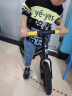 uonibaby儿童平衡车无脚踏滑步2-3-6岁宝宝折叠滑行车学步自行车溜溜车 巴洛克黄|送头盔护具 实拍图