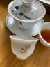 陶艺公社 茶杯 手绘德化薄胎白瓷功夫茶具家用办公个人闻香喝茶单杯品茗杯 兰花款-60ml 实拍图