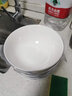 民瓷昌盛釉下彩食品级陶瓷碗碗碟套装家用中式青花碗盘骨瓷餐具景德镇饭碗 釉下彩幸福玫瑰4.5英寸饭碗10个 实拍图
