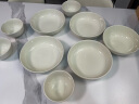MOCA ROSEmocarose摩卡色炻瓷法式沙拉碗单个白色米饭碗家用意面牛排餐盘 小汤勺6件套-奶油白 实拍图