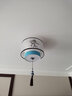 西格良 LED走廊过道灯新中式入户玄关灯中国风楼梯灯现代简约阳台吸顶灯 30CM迎客松圆形 有吊坠 实拍图