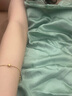 金三塔商场同款真丝睡衣女100%桑蚕蕾丝花边v领真丝吊带裙睡裙礼物 雾绿色3330 M 实拍图