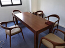 铁皇帝客厅实木大书桌带抽屉办公桌家用电脑桌多人写字学习桌长条会议桌 双边四抽屉140*70*75cm 实拍图
