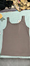 恒源祥背心青年女士舒适棉夏季吊带打底针织内搭无袖夏外穿休闲运动薄款 麻灰+椰果白 4XL 185建议体重140-150斤 实拍图