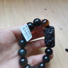金石灵天然黑曜石手串貔貅男士手链水晶玛瑙虎眼石佛珠送转运珠生日礼物 彩虹眼貔貅手链16mm 实拍图