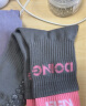 杜威克专业瑜伽袜子防滑女士春夏棉中筒袜普拉提健身运动硅胶地板袜浅紫 实拍图