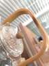 瓷牌茗茶具（cipaiming teaset） 电陶炉煮茶器煮茶壶茶炉家用小型电茶炉加厚耐热玻璃茶壶 竹柄煮茶壶+简约白炉6彩杯+架 实拍图
