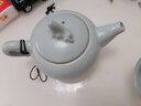 汝道  汝窑茶壶陶瓷功夫茶具普洱观音泡茶器 天青汝瓷可养蝉翼开片个性把玩单壶 汝窑年年有余壶200ml 实拍图