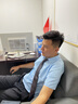 卡度顿夏季短袖衬衫男韩版修身大码青少年商务休闲白衬衣职业装工作服 天蓝 2XL 实拍图