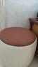 芝华仕小凳子简约居家板凳坐墩矮凳XJ008非储物款圆凳赤陶橘（圆凳） 实拍图