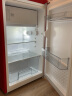 小吉(MINIJ)迷你复古小冰箱冷冻冷藏一体单门冰箱小型家用宿舍节能低噪 121CR-雷诺阿红 实拍图
