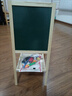 儿童画画板小黑板家用学生支架式写字板黑板墙贴可擦写小学生玩具 E款磁性双面固定款【超值礼包】 实拍图