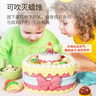 拥抱熊儿童过家家彩泥蛋糕玩具双层三层汉堡机橡皮泥模具超轻粘土套装 【普通版】蛋糕机【粉】+12泥 实拍图