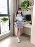 贝孩趣童装女童jk套装学院风衬衫儿童小学生校服百褶裙子六一儿童节班服 粉红色 130 码(建议身高115-125厘米) 实拍图