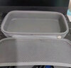 山业（SANWA）旅行便携包硬壳 数据线移动电源线收纳包 充电器数码配件整理包 M中号 蓝色 实拍图