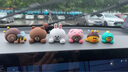 LINE FRIENDS布朗熊汽车中控台装饰可爱创意车内饰品车载小摆件 蜜蜂套装【大号】 实拍图