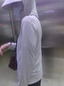 BRELRMON防晒衣女男夏季薄款防紫外线可拆外套冰丝透气皮肤风衣防晒服骑行 KY9108S银灰-女 L 实拍图