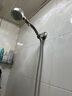 麦小登带开关花洒一键止水喷头万向旋转带档增压花洒洗澡淋浴花洒套装 万向三档开关花洒+软管+粘贴底座 实拍图