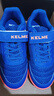 卡尔美（KELME）儿童足球鞋魔术贴免系带碎钉TF透气学生球鞋6873003 宝蓝 31 实拍图