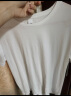 宾色短袖男t恤莫代尔纯色韩版夏季圆领休闲半袖体恤潮流修身打底衫 01-白色+白色 L【115-130斤】 实拍图