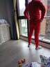 恒源祥本命年大红保暖内衣男女士红色秋衣秋裤套装加绒加厚结婚礼盒装 【纯棉】男鸿运内衣 3XL (185/110) 实拍图