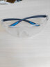 霍尼韦尔护目镜300110 防护眼镜防尘防风透明灰蓝框  1副 实拍图