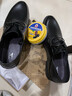 七匹狼薄款皮鞋男鞋子夏季皮凉鞋男士商务正装皮鞋职场打冲孔透气德比鞋 5791 黑色 44 实拍图