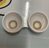 博士伦万花瞳星空幻想进口美瞳彩色隐形眼镜半年抛1片装 樱粉月牙 325度 实拍图