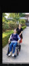 owhon老人手动轮椅折叠旅行减震便携小巧大轮手推行动不便家用康复轮椅 四轮悬挂减震【16寸后轮+净重13KG】 实拍图