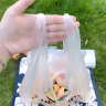真居塑料笑脸袋背心袋透明超市购物袋食品袋方便袋马甲袋打包手提袋 实拍图