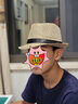 BILLSURF户外帽子男士夏天休闲布帽透气防晒帽夏季太阳帽礼帽英伦爵士帽 卡其 均码 56-58cm 实拍图
